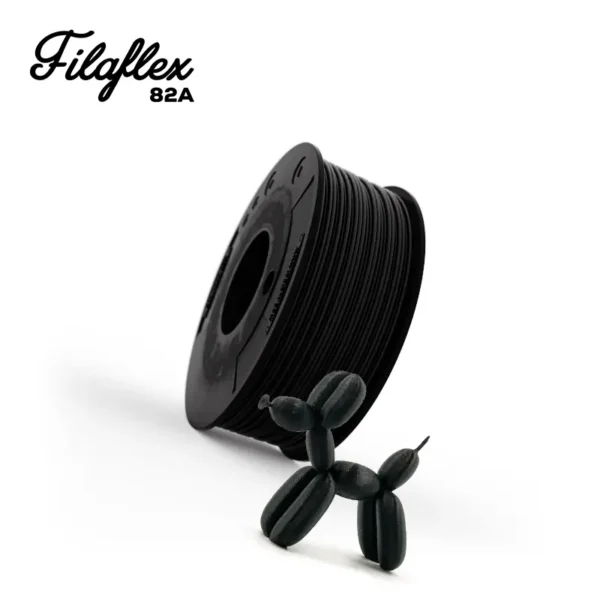 Filamento Recreus Flexible Filaflex 82A Negro