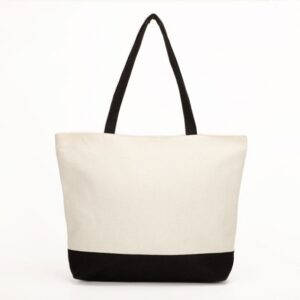 Tote Bag Lino Base Negra 45,5 x 36 cm