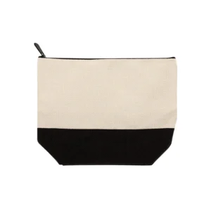 Neceser de Lino con Base Negra