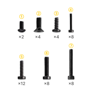 Set de tornillos para Snapmaker U1