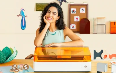 xTool M1 Ultra modelo con máquina