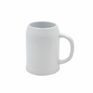 Jarra de cerveza blanca