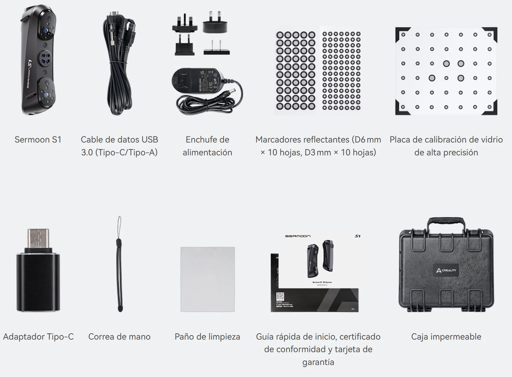 Escáner Creality Sermoon S1
