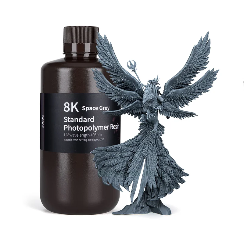 ELEGOO RESINA ESTANDAR GRIS ESPACIAL 8K 2