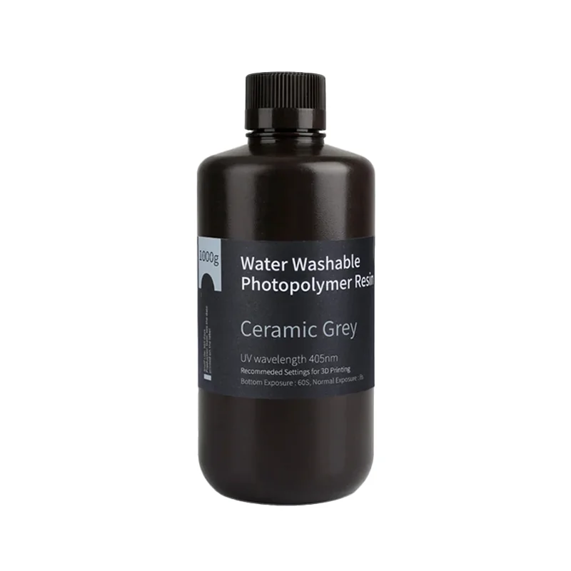 resina lavable al agua elegoo gris ceramico Resina Elegoo Lavable al agua