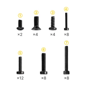 Set de tornillos para Snapmaker U1