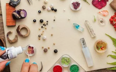 joyas con resina epoxi